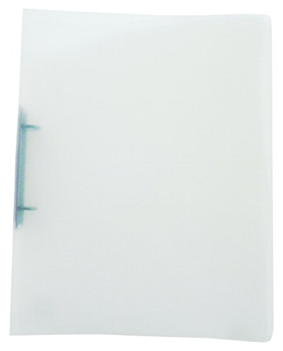 EXXO by HFP 22261 Ringbuch 2 Ringe Kunststoff für bis zu 40 Blatt mit selbstklebendem Rückenschild, transparent klar von EXXO by HFP