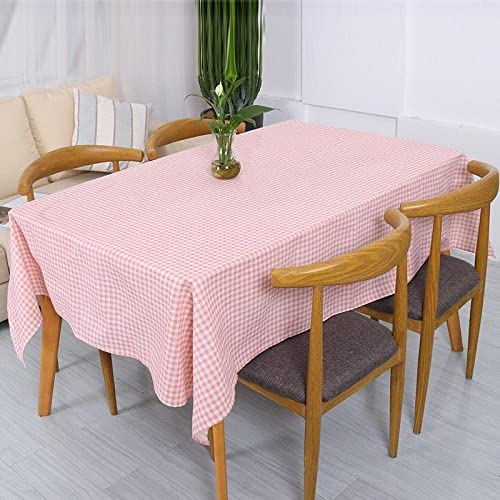 EYCFSJ Quasten-Tischdecken 1 Stück Rosa Feinkarierte Tischdecke Schreibtischdecke Baumwolle Leinen Karierte Tischdecke 90X150Cm EYCFSJ Quasten-Tischdecken 1 Stück Rosa Feinkarierte Tischdecke Schreibtischdecke Baumwolle Leinen Karierte Tischdecke 90X150Cm von EYCFSJ