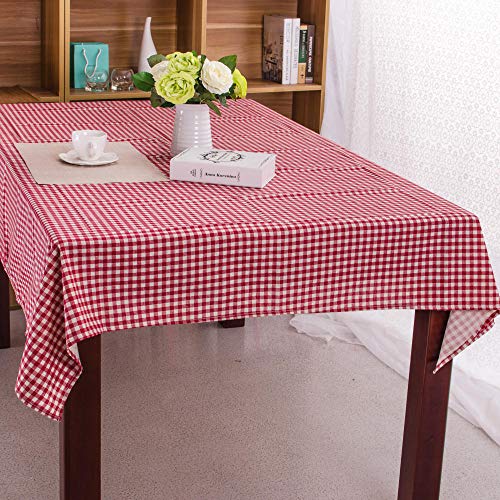 EYCFSJ Rechteckige Tischdecke 1Pcs Große Rote Feine Karierte Tischdecke Schreibtischdecke Baumwolle Leinen Karierte Tischdecke 120X160Cm EYCFSJ Rechteckige Tischdecke 1Pcs Große Rote Feine Karierte Tischdecke Schreibtischdecke Baumwolle Leinen Karierte Tischdecke 120X160Cm von EYCFSJ