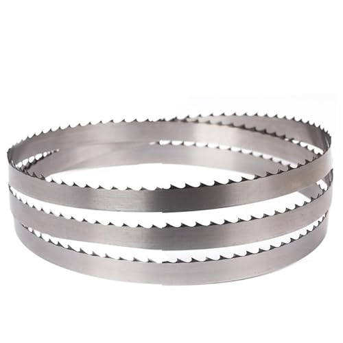 Bandsägeblätter Bandsägeblätter for Fleisch und Knochen, Kohlenstoffstahl, 19 x 0,55 x (2000–2040) mm, 4 Zähne(2020x19mm) von EYRMQWJPC