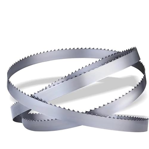 Bandsägeblätter Bandsägeblätter for Schneiden von Knochen, gefrorenem Fischfleisch, 16 mm Breite, Hartstahl, 4 Zähne pro Zoll, 0,56 mm Dicke, mehrere Längen, 1000–3150 mm(2400mm) von EYRMQWJPC
