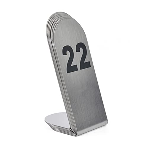 Digitale Sitzplatzkarte 1-25 1-50 1-100 Stapelbare Tischnummernschilder Sitzplatzkarte(1 to 50) von EYRMQWJPC