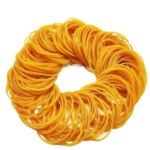 EYRMQWJPC Gummibänder. 100 Stück Starke Gummibänder D 2,5 cm 4 cm 5 cm, elastische Haarbänder, Gummibänder for Mülleimer, Aktenordner, Bürobedarf(110cm(43.3in)) von EYRMQWJPC