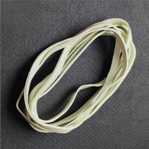 EYRMQWJPC Gummibänder. Weiße hochelastische Gummibänder, Dehnbare Latexringe 125 * 5 * 2 mm, Büromaterial-Paketbedarf, Naturkautschukringe EYRMQWJPC Gummibänder. Weiße hochelastische Gummibänder, Dehnbare Latexringe 125 * 5 * 2 mm, Büromaterial-Paketbedarf, Naturkautschukringe von EYRMQWJPC