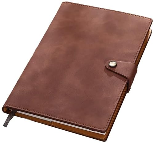EYRMQWJPC Reise-Notizblock A5 Retro Soft Pu Leder Ring Schnalle Notizblock for Studenten Arbeiter Business(E) von EYRMQWJPC