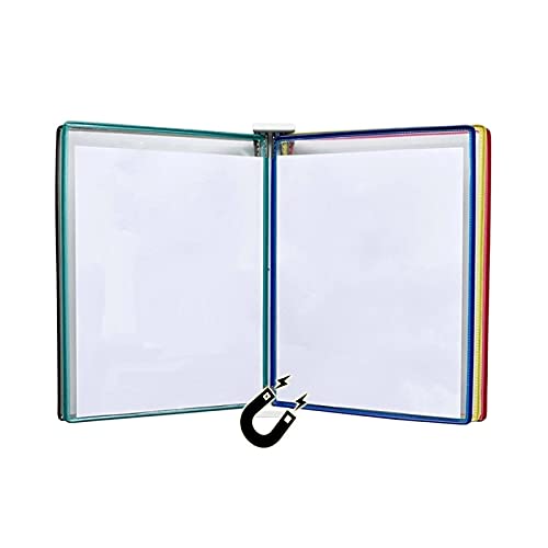 Ein wandschrank im format format ， Aktenordner A3, Wandordner - A3 [16,53 Zoll × 11,69 Zoll], 10 Taschen, an Metallvorrichtung befestigt(Color) von EYRMQWJPC