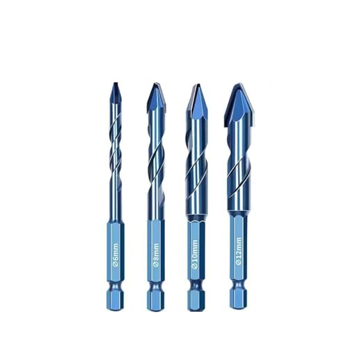HSS-Gewindebohrer, 1PC Exzentrische Bohrer Keramik Fliesen Glas Bohren Werkzeuge Mehrere Größen(4PCS SET) von EYRMQWJPC