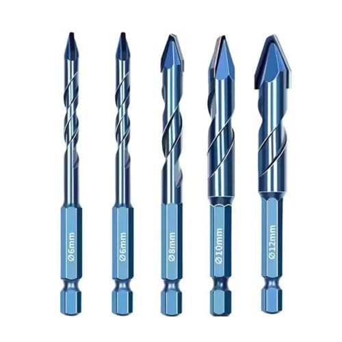 HSS-Gewindebohrer, 1PC Exzentrische Bohrer Keramik Fliesen Glas Bohren Werkzeuge Mehrere Größen(5PCS SET) von EYRMQWJPC