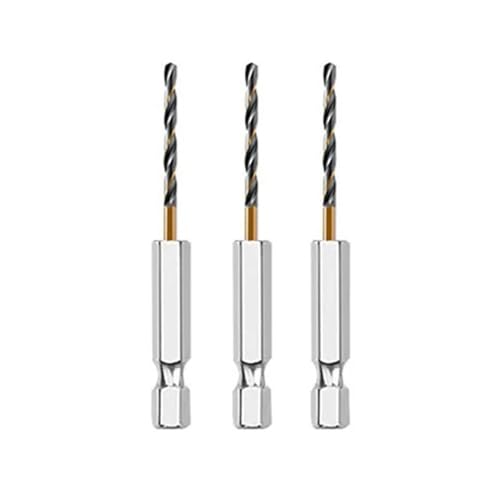 HSS-Gewindebohrer, 3/7/13 Stück Sechskantschaft-Kobalt-Spiralbohrer(3pcs 1.5mm) von EYRMQWJPC