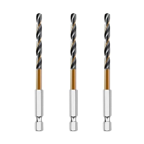 HSS-Gewindebohrer, 3/7/13 Stück Sechskantschaft-Kobalt-Spiralbohrer(3pcs 4.0mm) von EYRMQWJPC