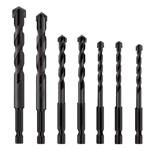 HSS-Gewindebohrer, Mauerwerk Bohrer Bits Hartmetall Spitze for Glas Ziegel Fliesen Beton Kunststoff Holz(10mm) von EYRMQWJPC