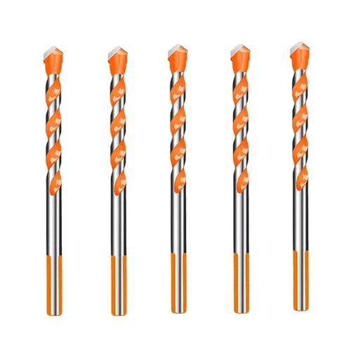 HSS-Gewindebohrer, Packung mit 5 oder 10 Stück 6 mm Hartmetall-Zentrierbohrern(5PCS ORANGE) von EYRMQWJPC