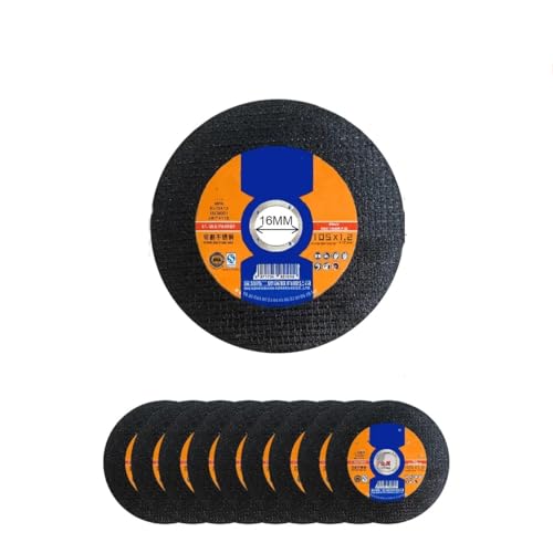 Kreisförmiges Präzisionsschneidewerkzeug 105 mm 125 mm 150 mm Harz 16 mm Bohrung Trennscheibe Winkelschleifer Scheibe Scheibe Faserverstärkt 105 x 1,2 x 16 mm-10 Stück-H(105x1.2x16mm 10pcs H) von EYRMQWJPC