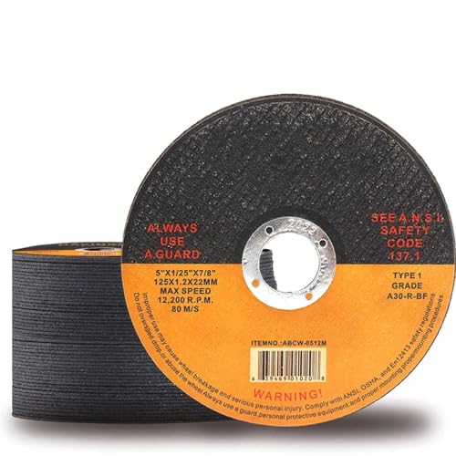 Kreisförmiges Präzisionsschneidewerkzeug 125mm Metall Edelstahl Trennscheiben 5in Trennscheibe Klappe Schleifen Schleifscheibe Tools10pcs(40pcs) von EYRMQWJPC