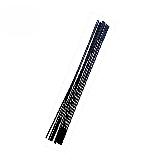 Präzise schneiden. 36 Stück 5-Zoll-Dekupiersägeblätter mit glattem Ende, 130 mm, 10 TPI for die Holzbearbeitung von EYRMQWJPC