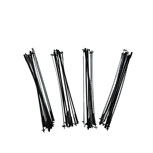 Präzise schneiden. 48 Stück 135 mm festgesteckte Dekupiersägeblätter 10/15/18/24 TPI for Dewalt, Delta, Craftsman 15 Zoll und 16 Zoll Dekupiersäge(10tpi) von EYRMQWJPC