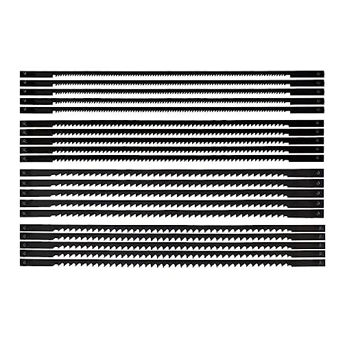 Schieben Säge. 20Pcs Scroll Klinge Carbon Stahl Zimmerei Sägeblätter Holz Hohe Zähigkeit Scharfe Zähne Schneiden Holzbearbeitung Bügelsäge Klinge von EYRMQWJPC