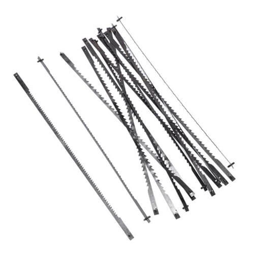 Schieben Säge. 36 Stück 127 mm Kohlenstoffstahl-Laubsägeblätter ScroII-Sägeblätter mit Stift 15/18/24 Zähne Standard-Feinschnitt-Sägeblätter Schieben Säge. 36 Stück 127 mm Kohlenstoffstahl-Laubsägeblätter ScroII-Sägeblätter mit Stift 15/18/24 Zähne Standard-Feinschnitt-Sägeblätter von EYRMQWJPC