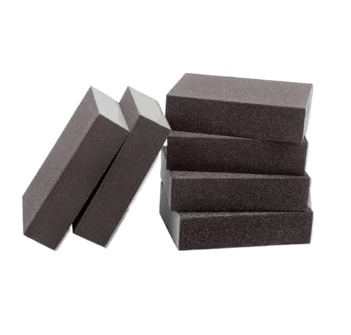 Schleifwerkzeug Schwammblock 6Pcs Schleifen Schwamm 120 180 240 320 600 100 Grit Wand Sand Block(6pcs 220) von EYRMQWJPC