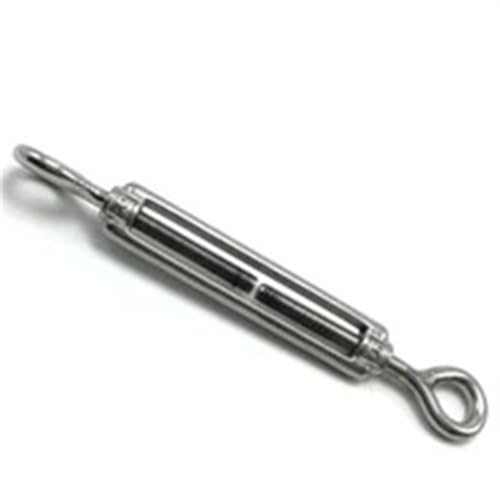 Seilspanner für Seilseile, Haken und Kettenspanner aus Edelstahl 304 von M4 bis M10 zum Spannen von Gartendrahtseilen (Oo Typ, M10) von EYRMQWJPC
