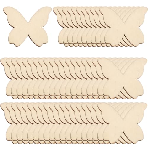 EYVRPAU 50 Stück Holz Schmetterling Scheiben DIY Holzscheiben Deko zum Bemalen Dekorieren Geschenk DIY Basteln Scrapbooking EYVRPAU 50 Stück Holz Schmetterling Scheiben DIY Holzscheiben Deko zum Bemalen Dekorieren Geschenk DIY Basteln Scrapbooking von EYVRPAU
