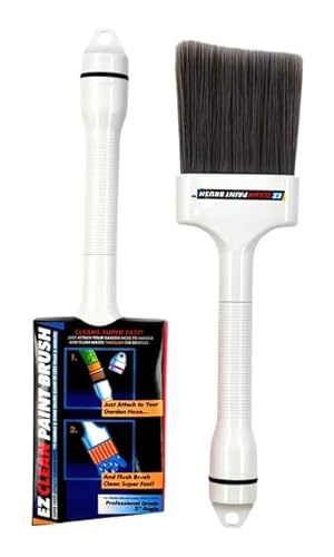 EZ Clean Paint brush Pro Grade Pinsel, Gartenschlauchaufsatz, Latex-, Acryl- und Ölfarben, Flecken, Innen- und Außenbereich, Heimwerker, 7,6 cm, 7,6 cm EZ Clean Paint brush Pro Grade Pinsel, Gartenschlauchaufsatz, Latex-, Acryl- und Ölfarben, Flecken, Innen- und Außenbereich, Heimwerker, 7,6 cm, 7,6 cm von EZ Clean Paint Brush