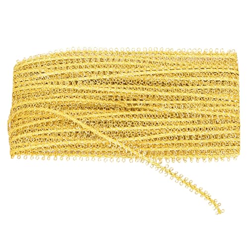 Gimp Braid Trim 22 Yards Gold und Silber Metallic Edge Woven Trim Vorhang Schonbezug Kostüm Dekoration Nähen DIY Handwerk, Stil 3 Gimp Braid Trim 22 Yards Gold und Silber Metallic Edge Woven Trim Vorhang Schonbezug Kostüm Dekoration Nähen DIY Handwerk, Stil 3 von EZ Trims