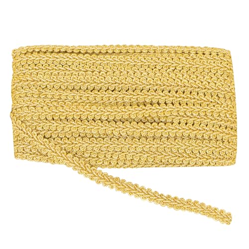 Gimp Braid Trim 22 Yards Gold und Silber Metallic Edge Woven Trim Vorhang Schonbezug Kostüm Dekoration Nähen DIY Handwerk, Stil 5 Gimp Braid Trim 22 Yards Gold und Silber Metallic Edge Woven Trim Vorhang Schonbezug Kostüm Dekoration Nähen DIY Handwerk, Stil 5 von EZ Trims