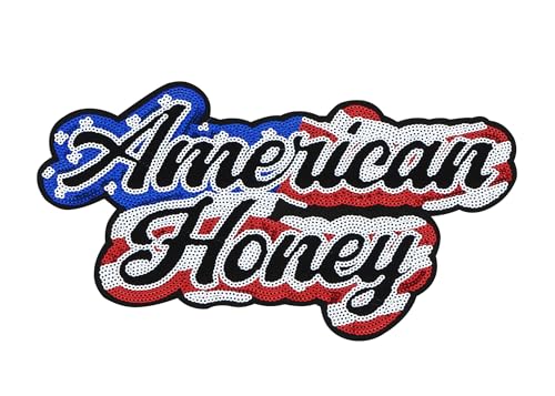 Independence Day Pailletten Amerikanische Flagge Aufbügler Glitzer Patriotische USA 4. Juli Handwerk Nähen Stickerei Kleidung Patch Dekoration, Stil 4 Independence Day Pailletten Amerikanische Flagge Aufbügler Glitzer Patriotische USA 4. Juli Handwerk Nähen Stickerei Kleidung Patch Dekoration, Stil 4 von EZ Trims