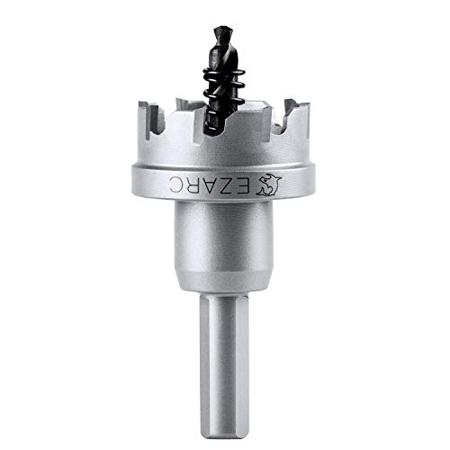 EZARC Lochsäge Hartmetall-Bohrer, leistungsfähiger Lochöffner ideal für Löchern in Edelstahl und Metall, 38mm EZARC Lochsäge Hartmetall-Bohrer, leistungsfähiger Lochöffner ideal für Löchern in Edelstahl und Metall, 38mm von EZARC