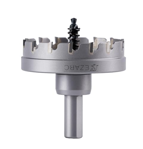 EZARC Lochsäge Hartmetall-Bohrer, leistungsfähiger Lochöffner ideal für Löchern in Edelstahl und Metall, 65mm EZARC Lochsäge Hartmetall-Bohrer, leistungsfähiger Lochöffner ideal für Löchern in Edelstahl und Metall, 65mm von EZARC