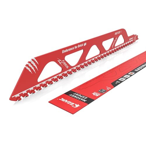 EZARC Säbelsägeblätter Stein 450mm, Säbelsägeblatt aus Hartmetall, Sägeblätter Set für Porenbeton, Hohlziegel, roten Backstein 1 Stück EZARC Säbelsägeblätter Stein 450mm, Säbelsägeblatt aus Hartmetall, Sägeblätter Set für Porenbeton, Hohlziegel, roten Backstein 1 Stück von EZARC
