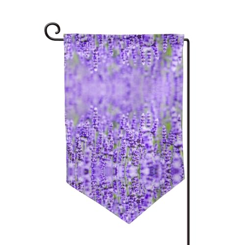 EZDLOWVBA Doppelseitige Premium-Gartenflagge, Gartenflaggen für Heimdekoration, doppelt genäht, 45,7 x 32,5 cm, Violett EZDLOWVBA Doppelseitige Premium-Gartenflagge, Gartenflaggen für Heimdekoration, doppelt genäht, 45,7 x 32,5 cm, Violett von EZDLOWVBA