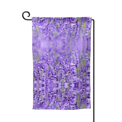 EZDLOWVBA Doppelseitige Premium-Gartenflagge, Gartenflaggen für Heimdekoration, doppelt genäht, 45,7 x 32,5 cm, Violett EZDLOWVBA Doppelseitige Premium-Gartenflagge, Gartenflaggen für Heimdekoration, doppelt genäht, 45,7 x 32,5 cm, Violett von EZDLOWVBA