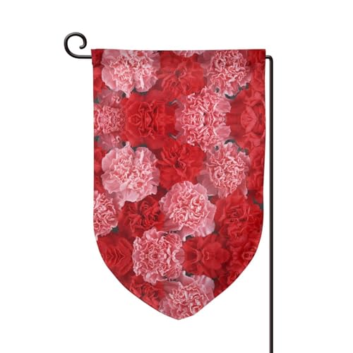 EZDLOWVBA Doppelseitige Premium-Gartenflagge mit rosa Pfingstrosen, Gartenflaggen für Heimdekoration, doppelt genäht, 45,7 x 32,8 cm EZDLOWVBA Doppelseitige Premium-Gartenflagge mit rosa Pfingstrosen, Gartenflaggen für Heimdekoration, doppelt genäht, 45,7 x 32,8 cm von EZDLOWVBA