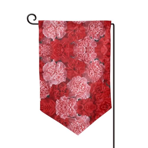 EZDLOWVBA Doppelseitige Premium-Gartenflagge mit rosa Pfingstrosen, Gartenflaggen für Heimdekoration, doppelt genäht, 45,7 x 32,8 cm EZDLOWVBA Doppelseitige Premium-Gartenflagge mit rosa Pfingstrosen, Gartenflaggen für Heimdekoration, doppelt genäht, 45,7 x 32,8 cm von EZDLOWVBA