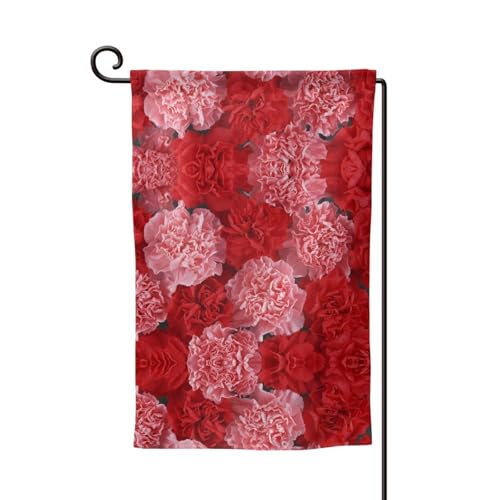 EZDLOWVBA Doppelseitige Premium-Gartenflagge mit rosa Pfingstrosen, Gartenflaggen für Heimdekoration, doppelt genäht, 45,7 x 32,8 cm EZDLOWVBA Doppelseitige Premium-Gartenflagge mit rosa Pfingstrosen, Gartenflaggen für Heimdekoration, doppelt genäht, 45,7 x 32,8 cm von EZDLOWVBA