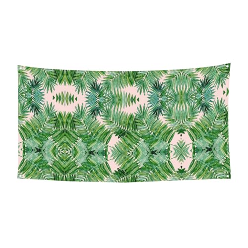 EZDLOWVBA Flagge mit Palmenblättern, 4 Ösen, Ösen an jeder Ecke, Polyester-Banner, lustige Flaggen, 90 x 180 cm EZDLOWVBA Flagge mit Palmenblättern, 4 Ösen, Ösen an jeder Ecke, Polyester-Banner, lustige Flaggen, 90 x 180 cm von EZDLOWVBA