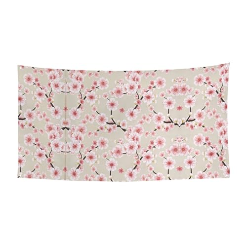 EZDLOWVBA Flagge mit rosa Kirschblüten, 4 Ösen, Ösen an jeder Ecke, Polyester-Banner, lustige Flaggen, 90 x 180 cm EZDLOWVBA Flagge mit rosa Kirschblüten, 4 Ösen, Ösen an jeder Ecke, Polyester-Banner, lustige Flaggen, 90 x 180 cm von EZDLOWVBA