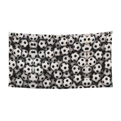EZDLOWVBA Fußballflagge mit Meeresdruck, 4 Ösen, Ösen an jeder Ecke, Polyester-Banner, lustige Flaggen, 90 x 180 cm EZDLOWVBA Fußballflagge mit Meeresdruck, 4 Ösen, Ösen an jeder Ecke, Polyester-Banner, lustige Flaggen, 90 x 180 cm von EZDLOWVBA