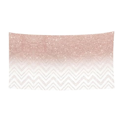 EZDLOWVBA Glitzernde Flagge mit hübschem Muster, 4 Ösen, Ösen an jeder Ecke, Polyester-Banner, lustige Flaggen, 90 x 180 cm von EZDLOWVBA