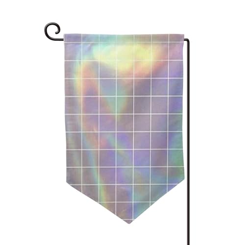 EZDLOWVBA Reflektierender quadratischer Druck, doppelseitige Premium-Gartenflagge, Gartenflaggen für Heimdekoration, doppelt genäht, 45,7 x 32,8 cm EZDLOWVBA Reflektierender quadratischer Druck, doppelseitige Premium-Gartenflagge, Gartenflaggen für Heimdekoration, doppelt genäht, 45,7 x 32,8 cm von EZDLOWVBA