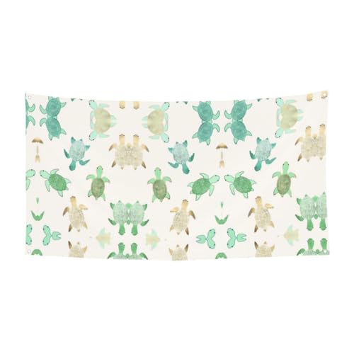 EZDLOWVBA Schildkröten-Flagge, 4 Ösen, Ösen an jeder Ecke, Polyester-Banner, lustige Flaggen, 90 x 180 cm EZDLOWVBA Schildkröten-Flagge, 4 Ösen, Ösen an jeder Ecke, Polyester-Banner, lustige Flaggen, 90 x 180 cm von EZDLOWVBA