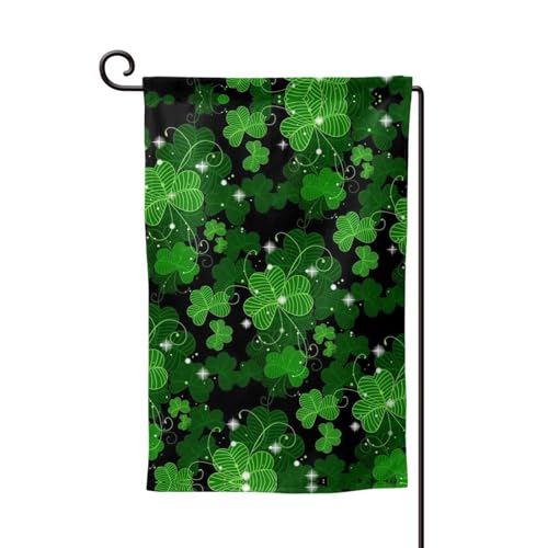 EZDLOWVBA St. Patricks Day doppelseitige Premium-Gartenflagge, Gartenflaggen für Heimdekoration, doppelt genäht, 45,7 x 32,5 cm EZDLOWVBA St. Patricks Day doppelseitige Premium-Gartenflagge, Gartenflaggen für Heimdekoration, doppelt genäht, 45,7 x 32,5 cm von EZDLOWVBA