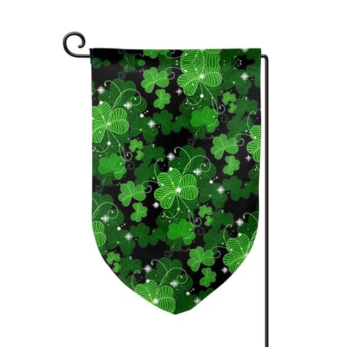 EZDLOWVBA St. Patricks Day doppelseitige Premium-Gartenflagge, Gartenflaggen für Heimdekoration, doppelt genäht, 45,7 x 32,5 cm EZDLOWVBA St. Patricks Day doppelseitige Premium-Gartenflagge, Gartenflaggen für Heimdekoration, doppelt genäht, 45,7 x 32,5 cm von EZDLOWVBA