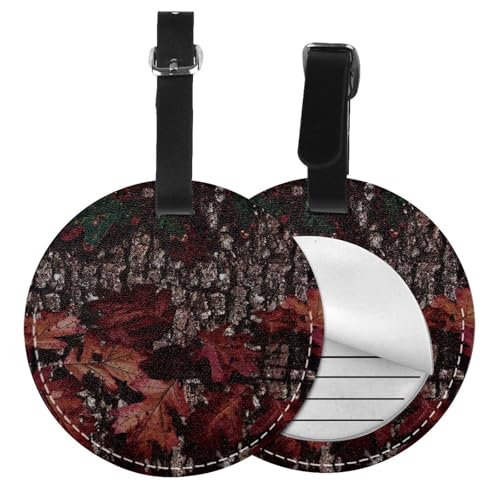 Outfitter Tuff Gepäckanhänger, rund, Leder, Reisekoffer-Etiketten mit Sichtschutz, Camouflage-Druck, 1/2 Stück Outfitter Tuff Gepäckanhänger, rund, Leder, Reisekoffer-Etiketten mit Sichtschutz, Camouflage-Druck, 1/2 Stück von EZDLOWVBA