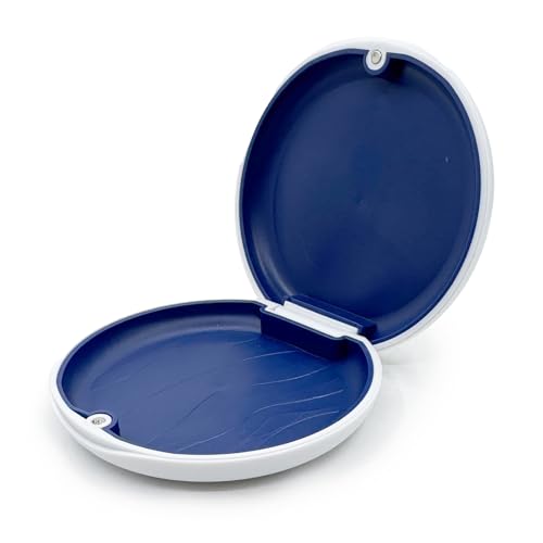 Weißer Zahnarztbehälterkoffer mit Magnetverschluss, schlanker Nachtschutzkoffer, kieferorthopädische Halterungsbox für Zahnspangen, Bleichschalen, Zahnersatz Weißer Zahnarztbehälterkoffer mit Magnetverschluss, schlanker Nachtschutzkoffer, kieferorthopädische Halterungsbox für Zahnspangen, Bleichschalen, Zahnersatz von EZEELAI