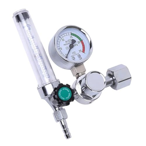 EZLUIYLDH Regler Minderer Druck Gas Durchflussmesser Argon Regler CO2 Gas-Regler Durchflussmesser Schweißen Schweiß Manometer Druck Minderer EZLUIYLDH Regler Minderer Druck Gas Durchflussmesser Argon Regler CO2 Gas-Regler Durchflussmesser Schweißen Schweiß Manometer Druck Minderer von EZLUIYLDH