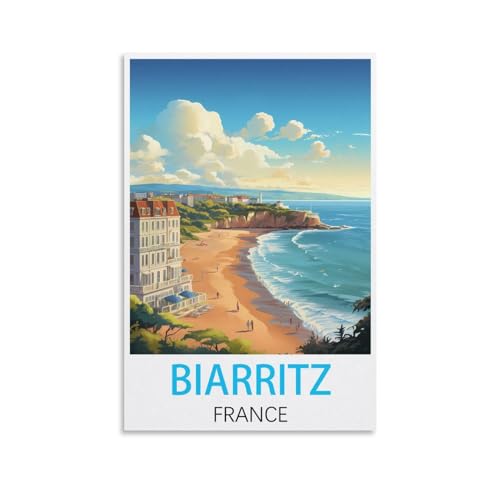 DIY-Ölgemälde-Set für Erwachsene und Kinder, Biarritz Frances, Zahlen-Malset für Anfänger bis Fortgeschrittene, Sets enthalten Acrylfarben, Pinsel, 50 x 60 cm DIY-Ölgemälde-Set für Erwachsene und Kinder, Biarritz Frances, Zahlen-Malset für Anfänger bis Fortgeschrittene, Sets enthalten Acrylfarben, Pinsel, 50 x 60 cm von EZMLFA