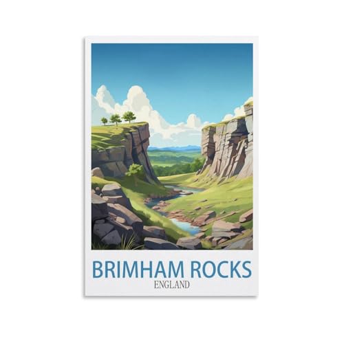 DIY-Ölgemälde-Set für Erwachsene und Kinder, Brimham Rocks, England, Zahlen-Malset für Anfänger bis Fortgeschrittene, Sets enthalten Acrylfarben, Pinsel, 20 x 30 cm DIY-Ölgemälde-Set für Erwachsene und Kinder, Brimham Rocks, England, Zahlen-Malset für Anfänger bis Fortgeschrittene, Sets enthalten Acrylfarben, Pinsel, 20 x 30 cm von EZMLFA